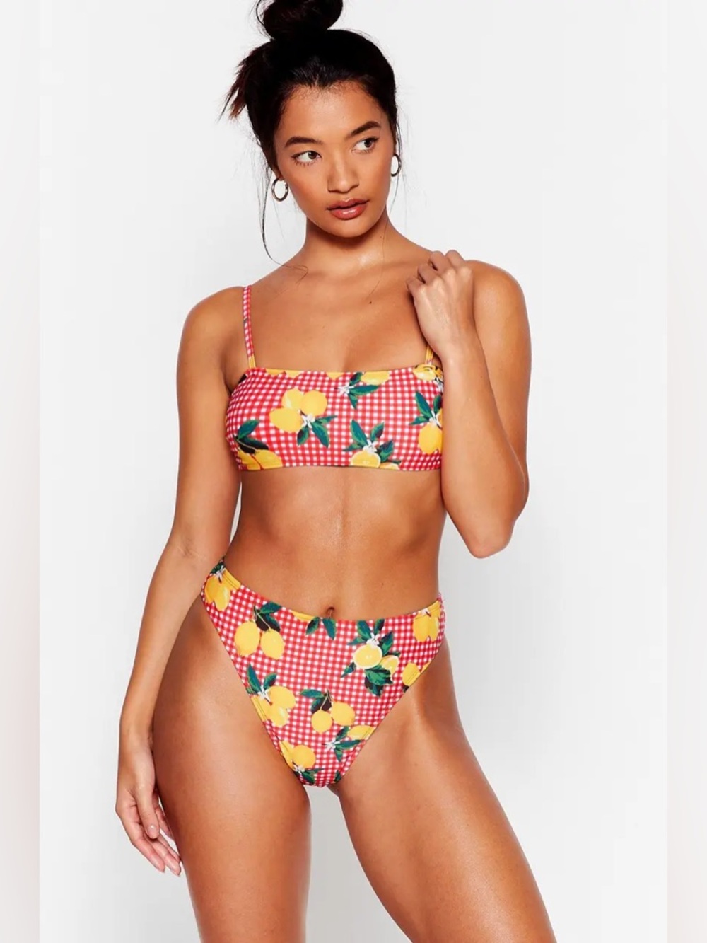 Nasty Gal Gingham Bikini Set - Picture 2 of 10